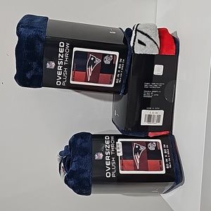 NFL Oversized New England Patriots Plush Throw - new